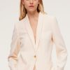 Pablo Chaqueta De Traje Con Cuello Chale - Bethy Beige Rosa Chaquetas