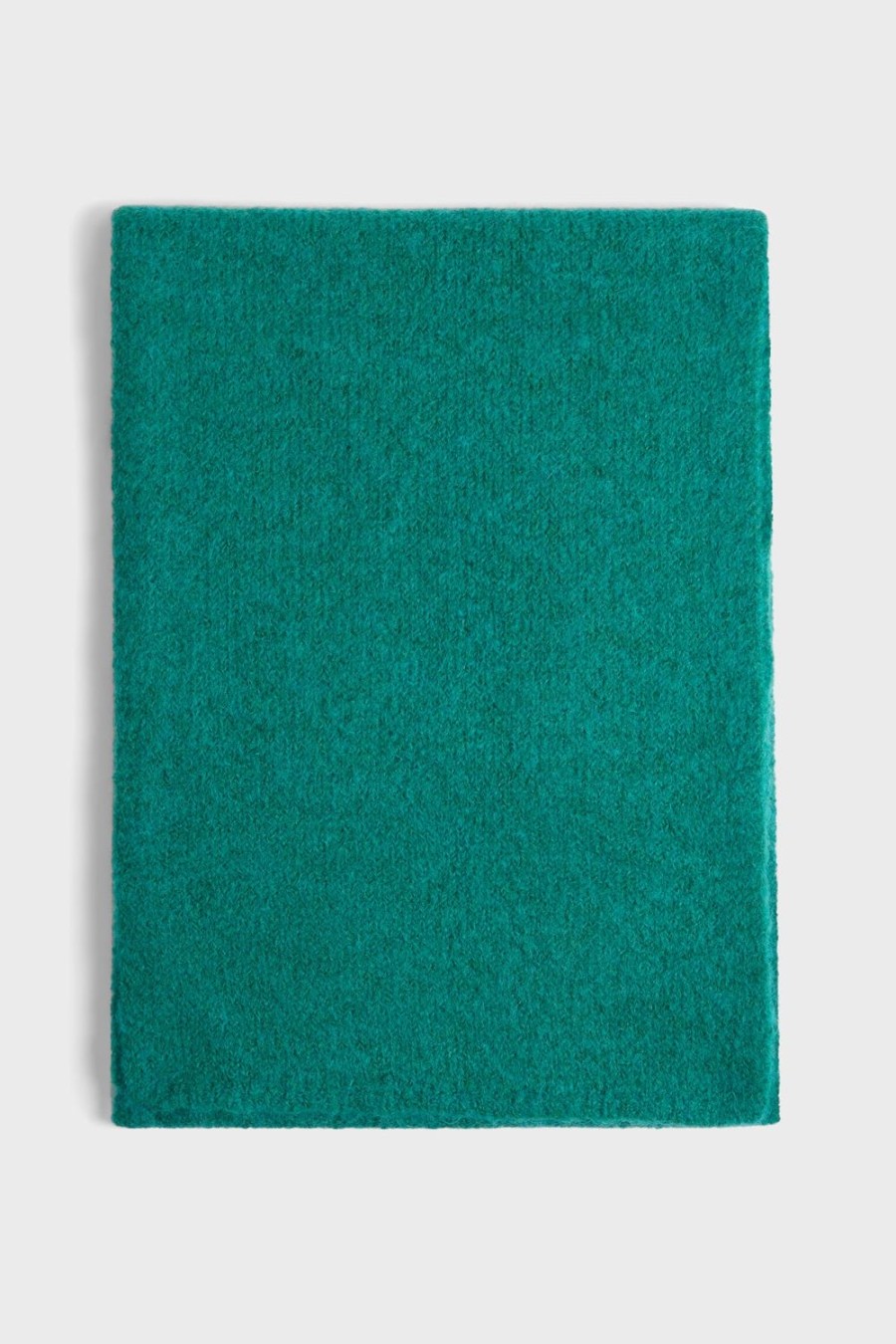 Pablo Bufanda Liso Mohair Melange - Habby Verde Accesorios