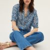 Pablo Blusa Voile De Algodon - Ainhoa Indigo Camisas Y Blusas